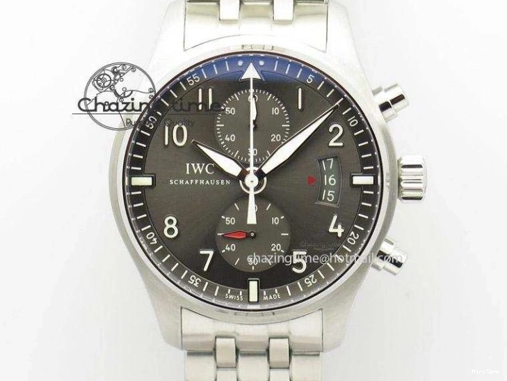 MIROTIME 0125 Popular Big Pilot Real PR IW502706 RG YLF 1:1 Best Edition Brown Dial On Calfskin Strap A 7223